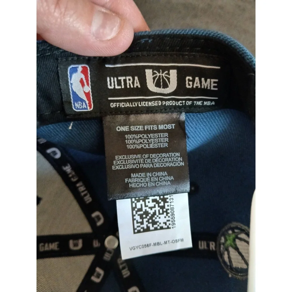 Signed Player#42 MN Timberwolfs NBA Ultra game offically licensed cap hat‎ #1118